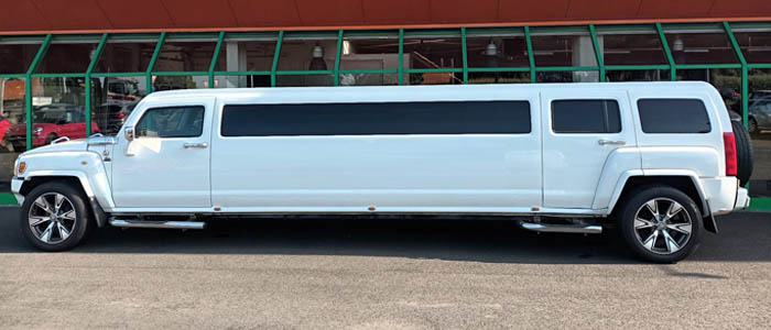witte hummer limousine